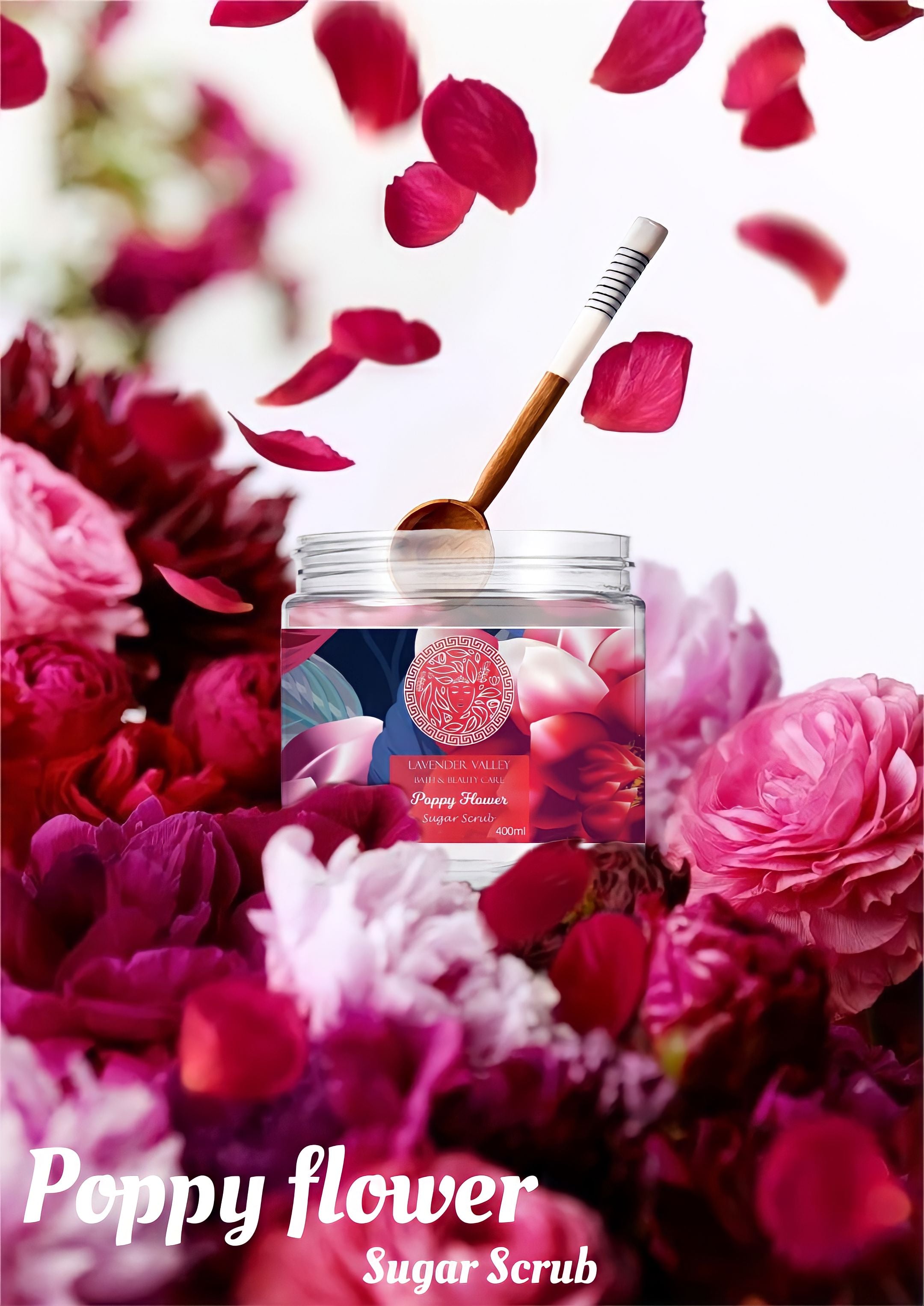 POPPY FLOWER Sugar scrub