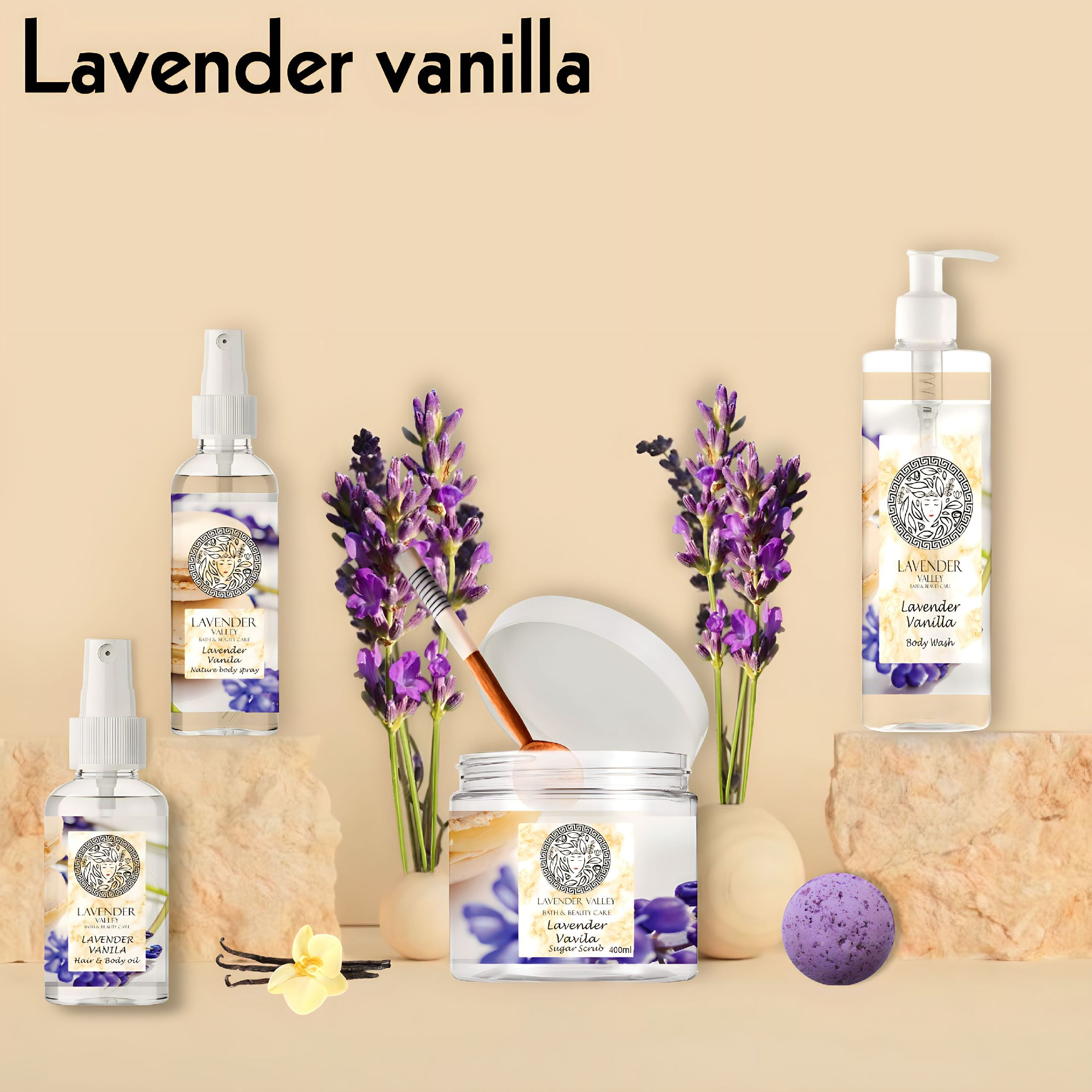 LAVENDER with VANILLA full set