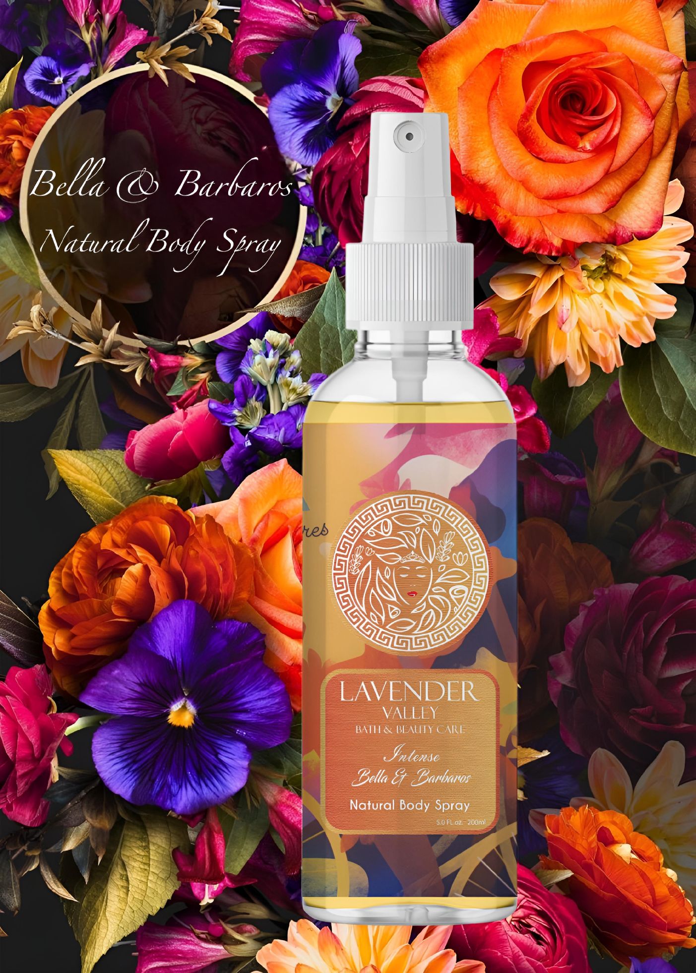 Bella & Barbaros
Natural Bady Spray