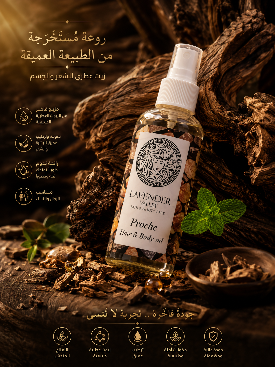 proshe hair & body oil